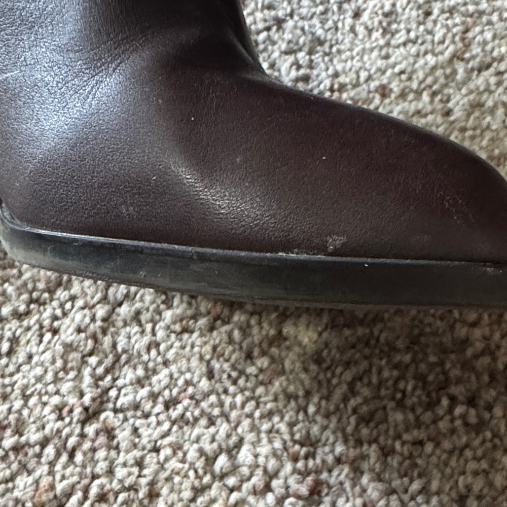 ANTONIO MELANI Dark Brown Heeled Boots - Picture 12 of 12